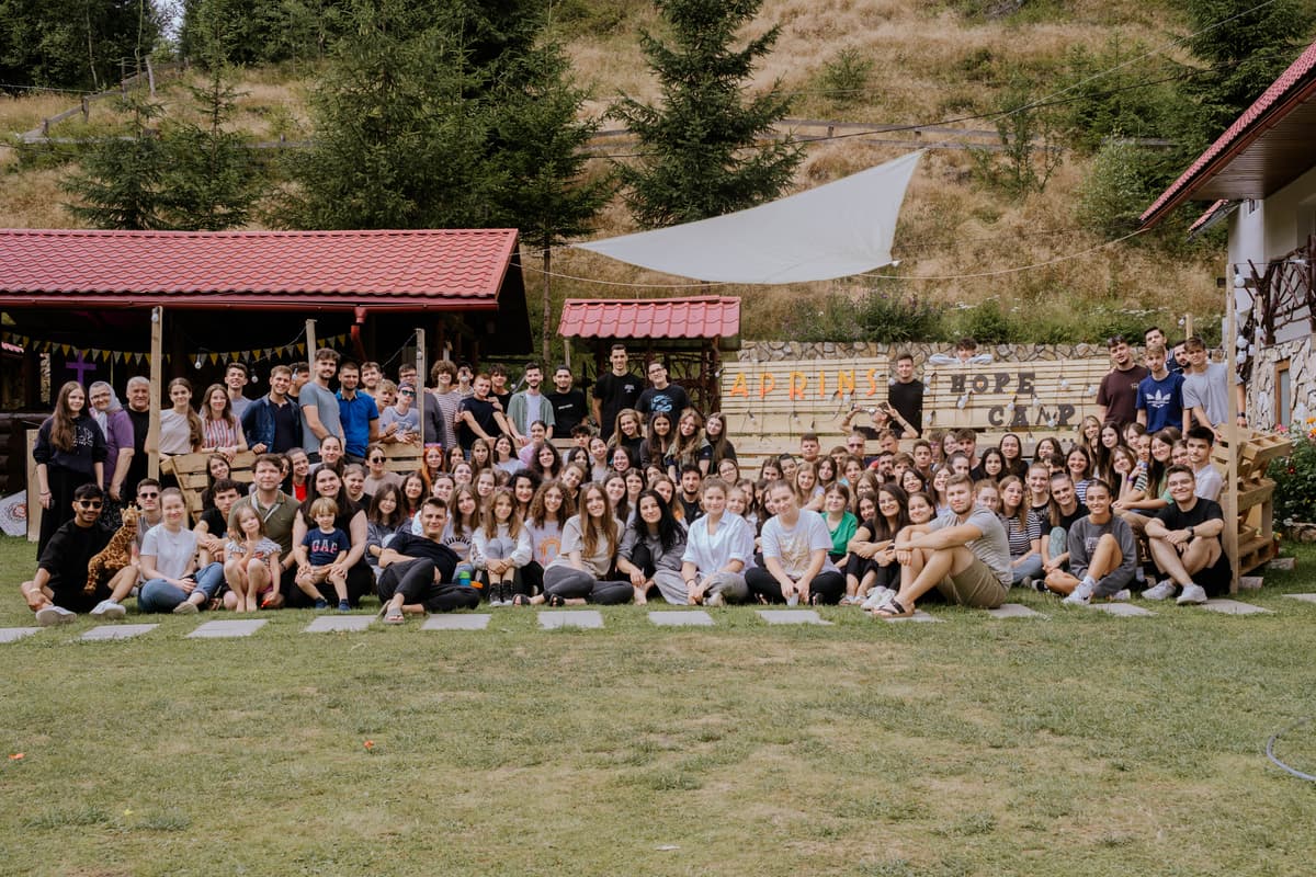 Group photo from Hope Camp